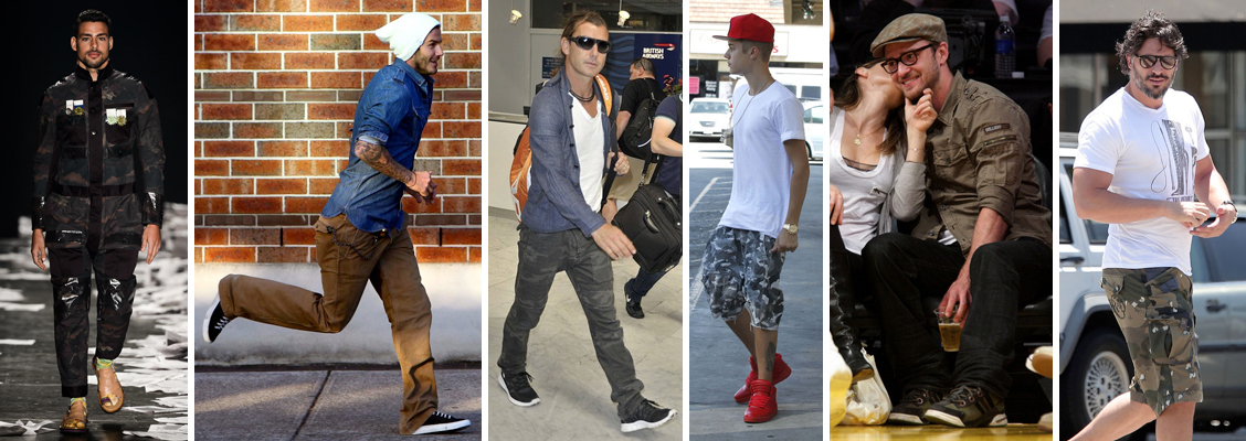 Cauã Reymond, David Beckham, Gavin Rossdale, Justin Bieber, Justin Timberlake e Joe Manganiello